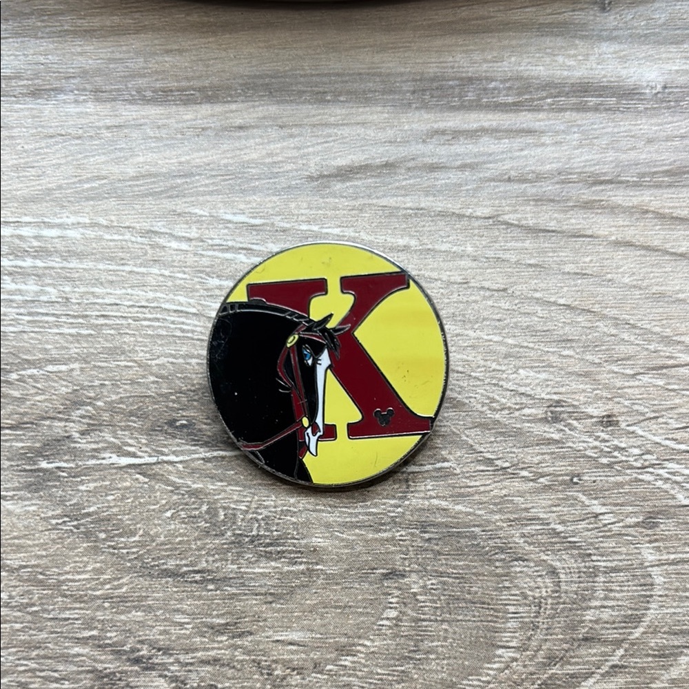Disney Black and Yellow Brooch